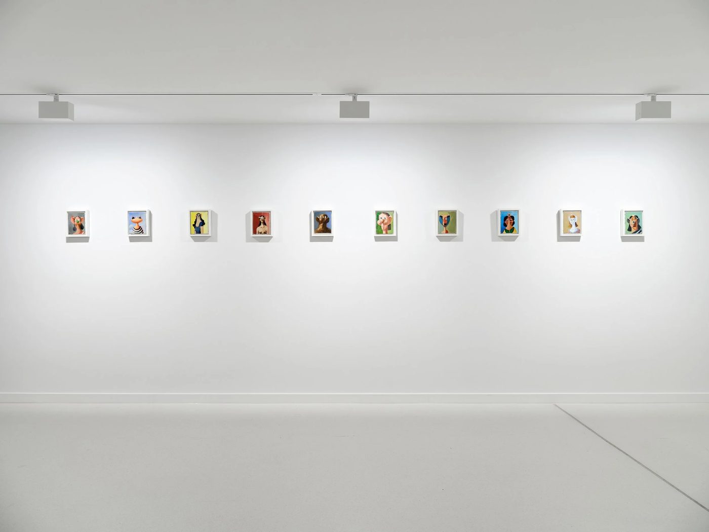 George Condo Ten Small Portraits